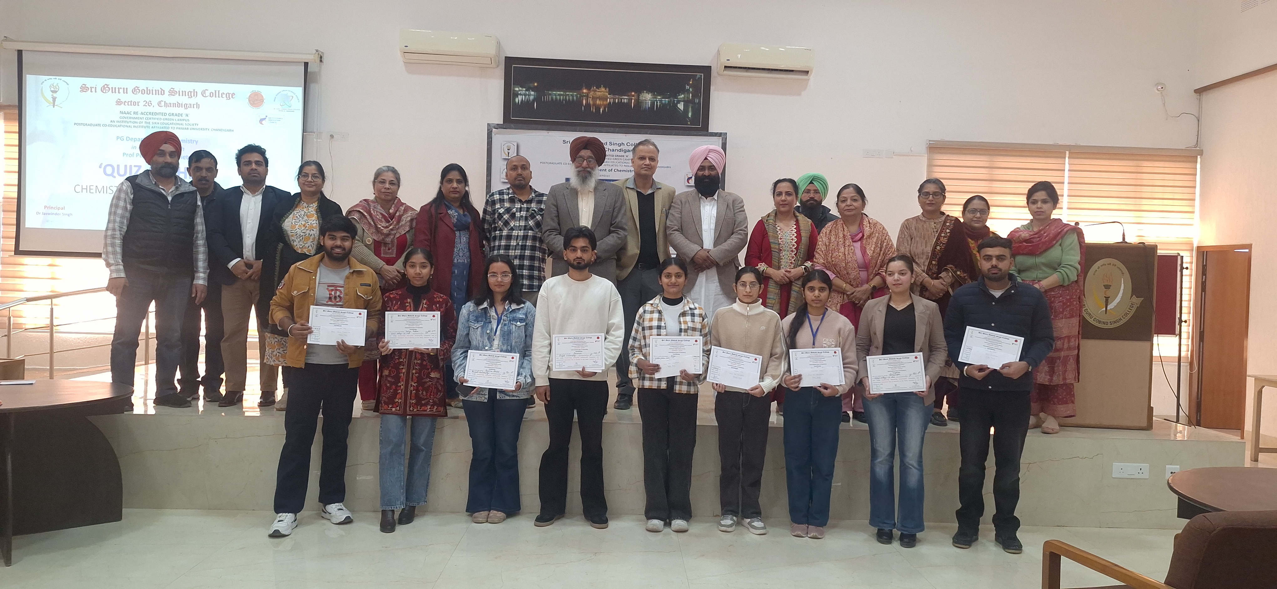 Winners of the Inter-College Competition — February 7, 2026.